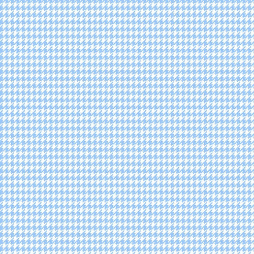 Blue Houndstooth Check baby flannel fabric by the yard