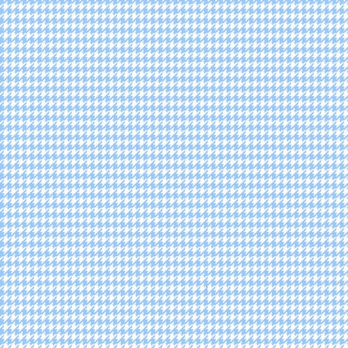 Blue Houndstooth Check baby flannel fabric by the yard
