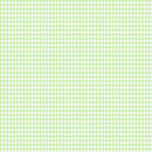 Green Houndstooth Check baby flannel fabric by the yard