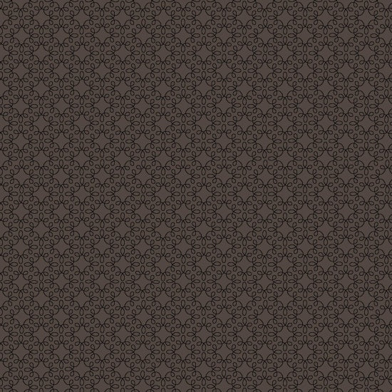 Modern Melody Basics in Dark Grey Filagree Geo, Blender Fabric