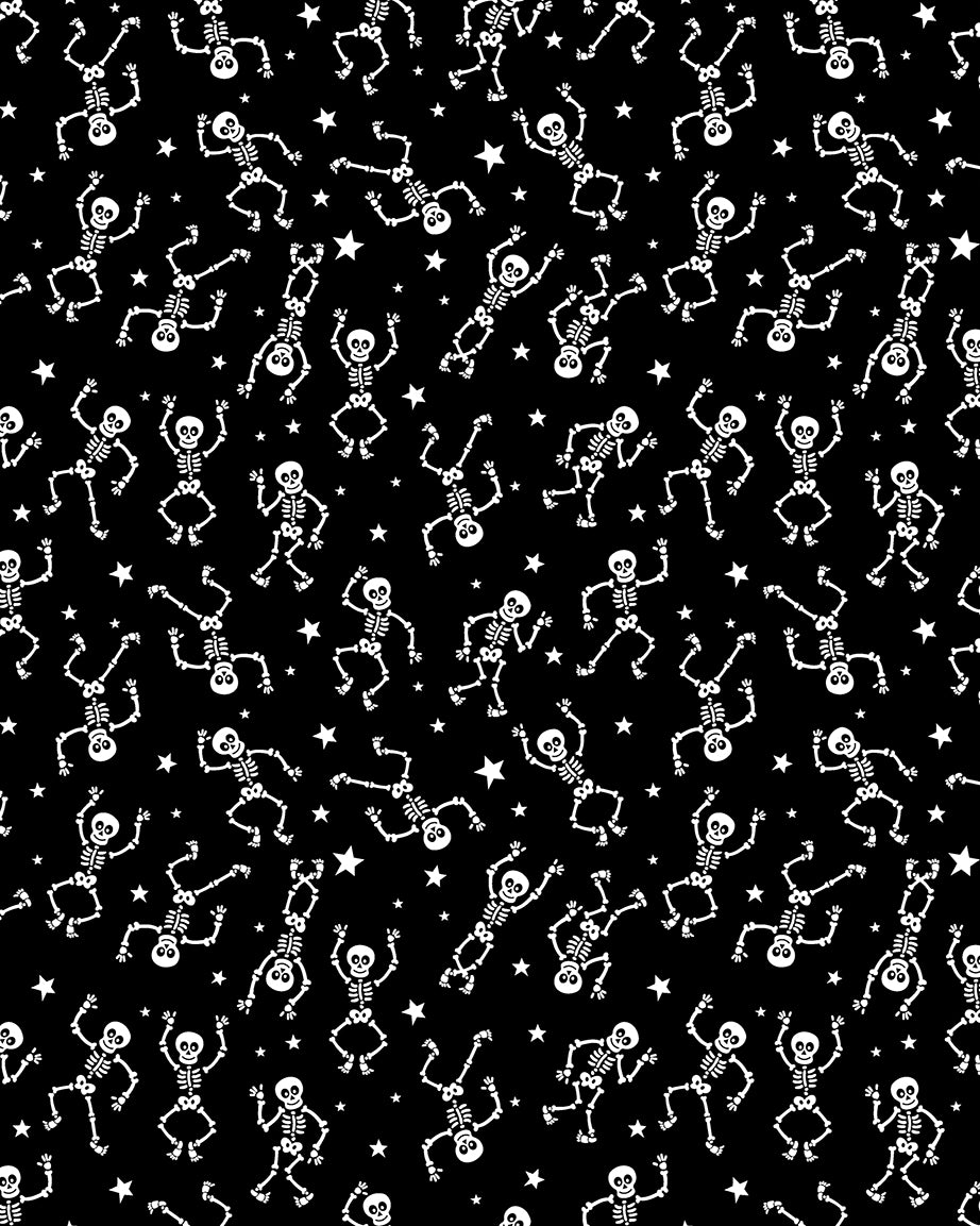 Glow-o-ween pre-cut 10" quilt squares from Benartex, Glow in the Dark Halloween Fabric