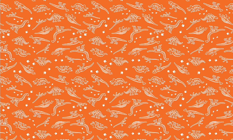 Glow-o-saurus 10 x 10 inch pre-cut quilt squares from Benartex, Dinosaurs Glow in the Dark Fabric