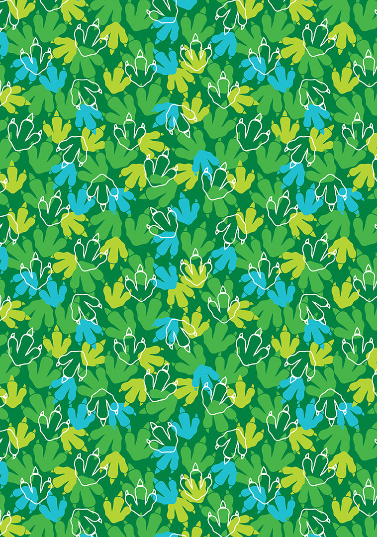 Glow-o-saurus 10 x 10 inch pre-cut quilt squares from Benartex, Dinosaurs Glow in the Dark Fabric