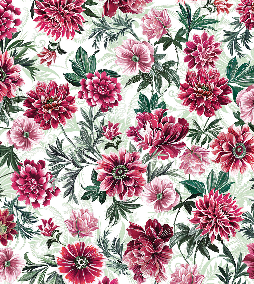 Winterberry Floral STRIP-PIES pre-cut 2.5 inch jelly roll stripes