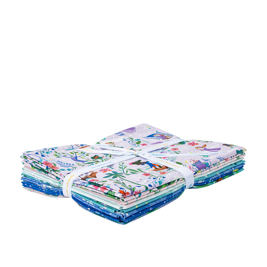 Forever Neverland Peter Pan Full Yard Bundle 8 pcs (Princess) with Neverland Panel by Jill Howarth