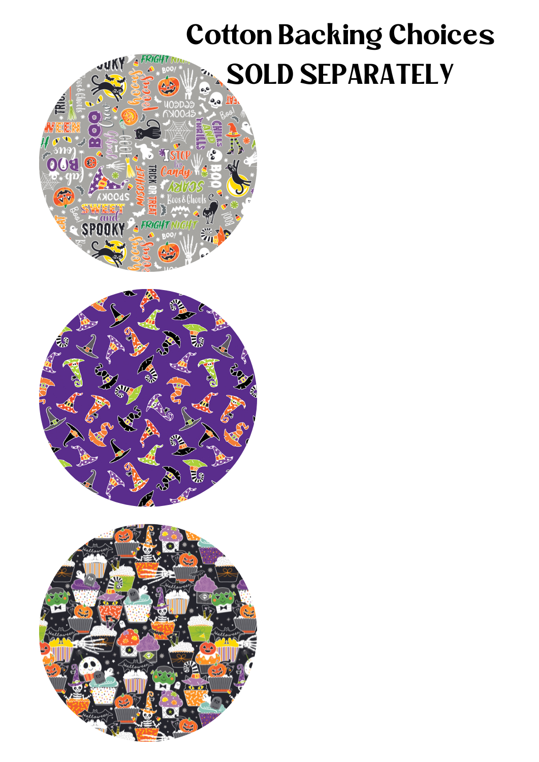 Halloween Beginner Quilt Kit - Chills & Thrills Glow in the Dark Halloween Cotton Fabric ABC & 123 Pattern