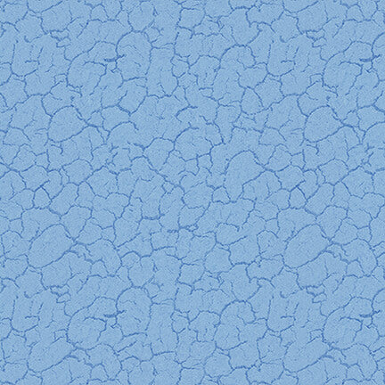 Gnome is Where Your Garden Grows Crackle Blue & Crackle Green Fabric Remnants