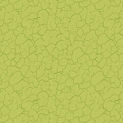 Gnome is Where Your Garden Grows Crackle Blue & Crackle Green Fabric Remnants