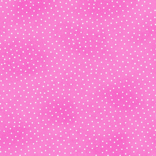 Pink Tonal Small Dot Comfy Flannel print baby flannel fabric by the yard