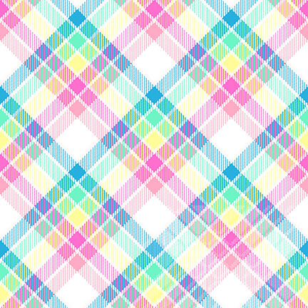 Hoppy Hunting & Bunny Tails Easter Cotton Fabric by the Yard