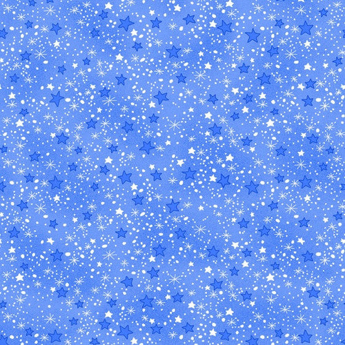 Pink Multi Stars Tonal Comfy Flannel baby flannel fabric by the yard