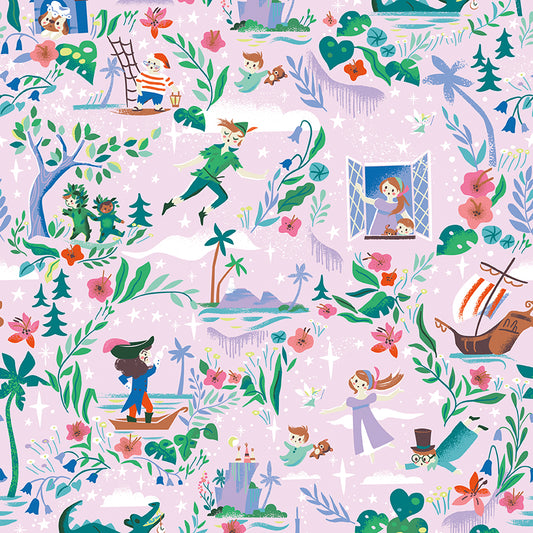 Forever Neverland Main Princess (C15900) Cotton Fabric by the Yard