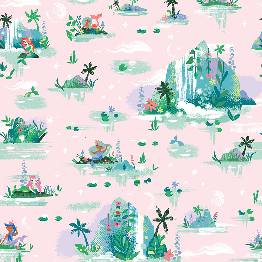 Forever Neverland Peter Pan Full Yard Bundle 8 pcs (Princess) with Neverland Panel by Jill Howarth