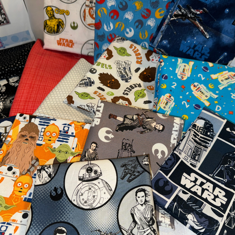 Star Wars Quilt Kit, A Galaxy Far Far Away, Heidi Pridemore, Video Tutorial available