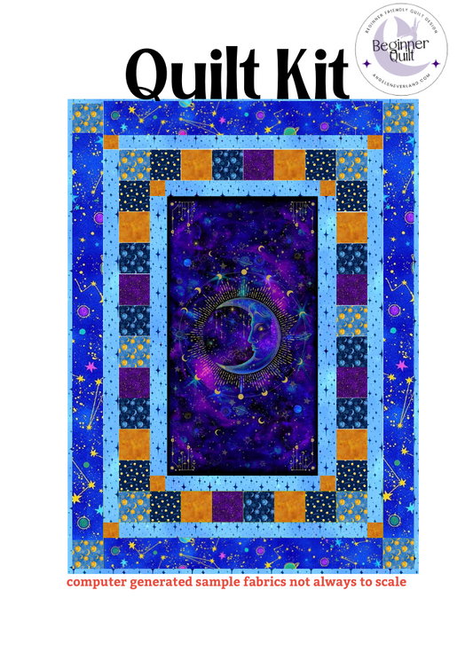 Celestial & Cosmos Panel Beginner Quilt Kit w/ Picture This Pattern