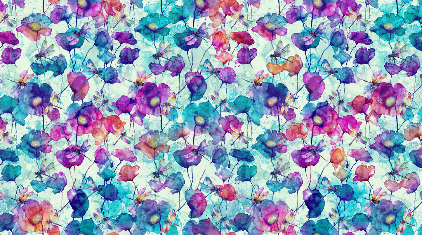 Dragonfly Dance Chips 5" Square Precuts (42 pieces)