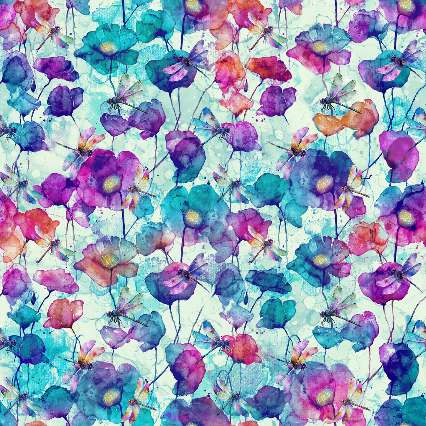 Dragonfly Dance Fat Quarter + Panel Exclusive Bundle from Angels Neverland Fabric Store
