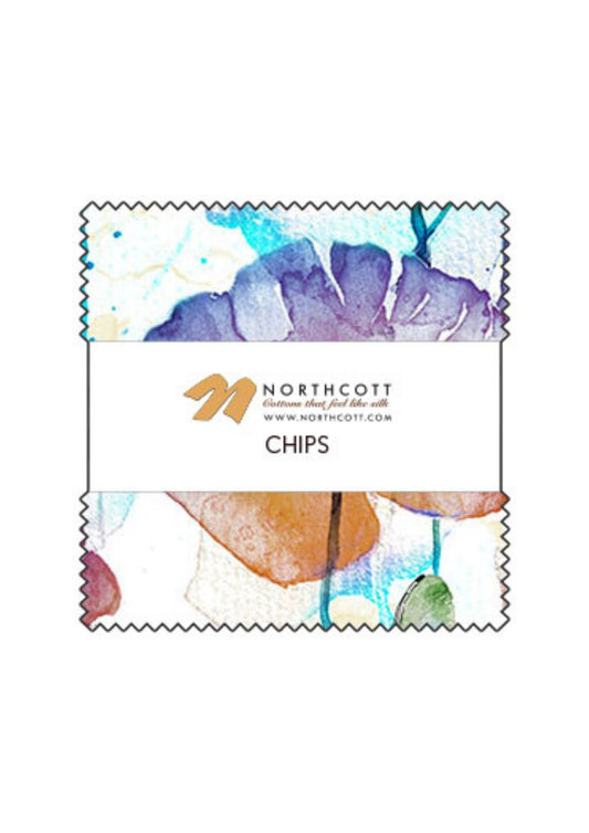 Dragonfly Dance Chips 5" Square Precuts (42 pieces)
