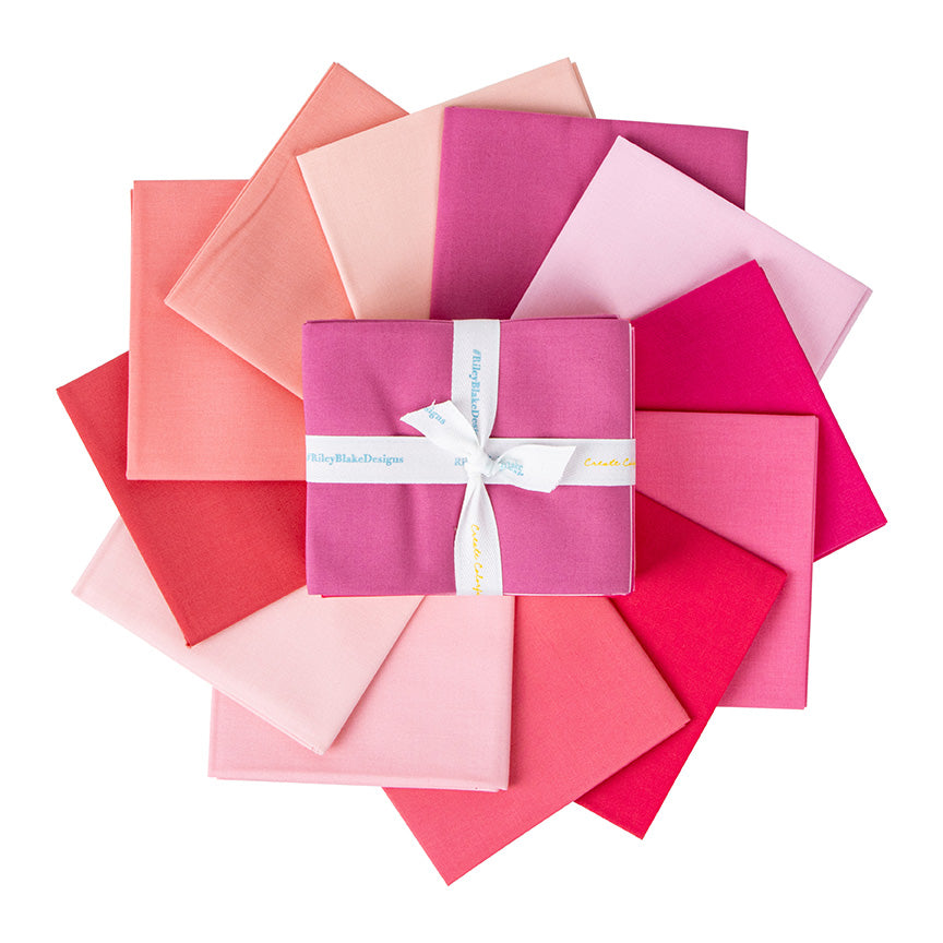 Confetti Cotton™ - Pink Fat Quarter Bundle - 12 pcs