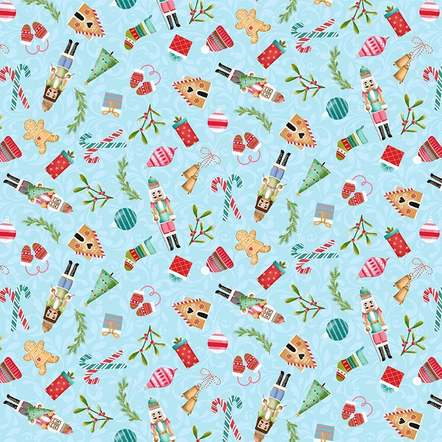 Gingerbread Dreams Cotton - Christmas Fabric Bundles - Half Yard Fabric Bundles