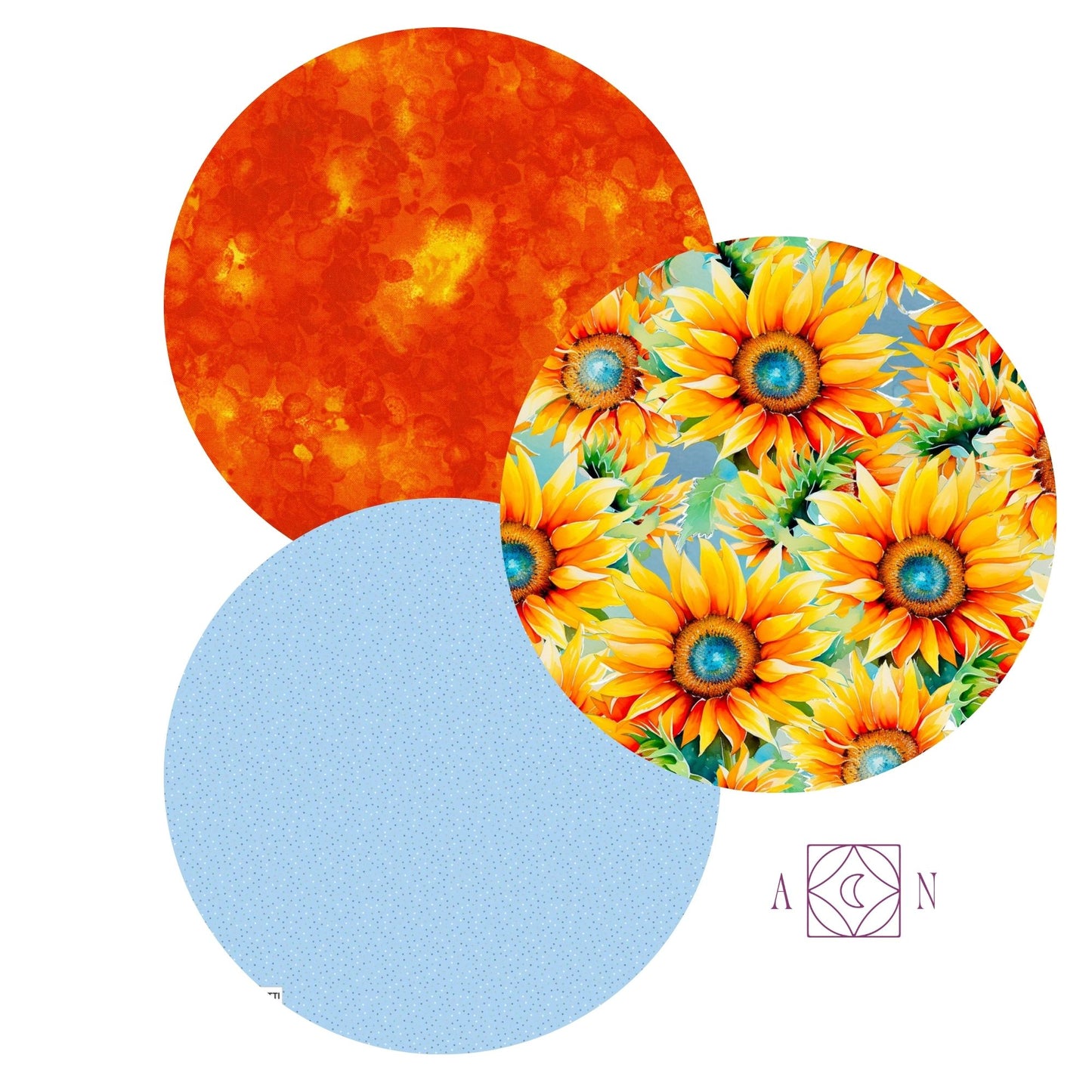 Sunflower Jewels – 3 Yard Quilt Fabric Bundle | Angels Neverland Exclusive