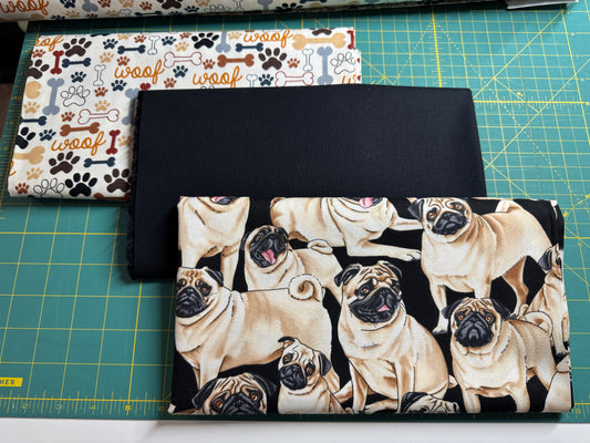 Paws & Pugs 3 Yard Quilt Fabric Bundle | Angels Neverland Exclusive
