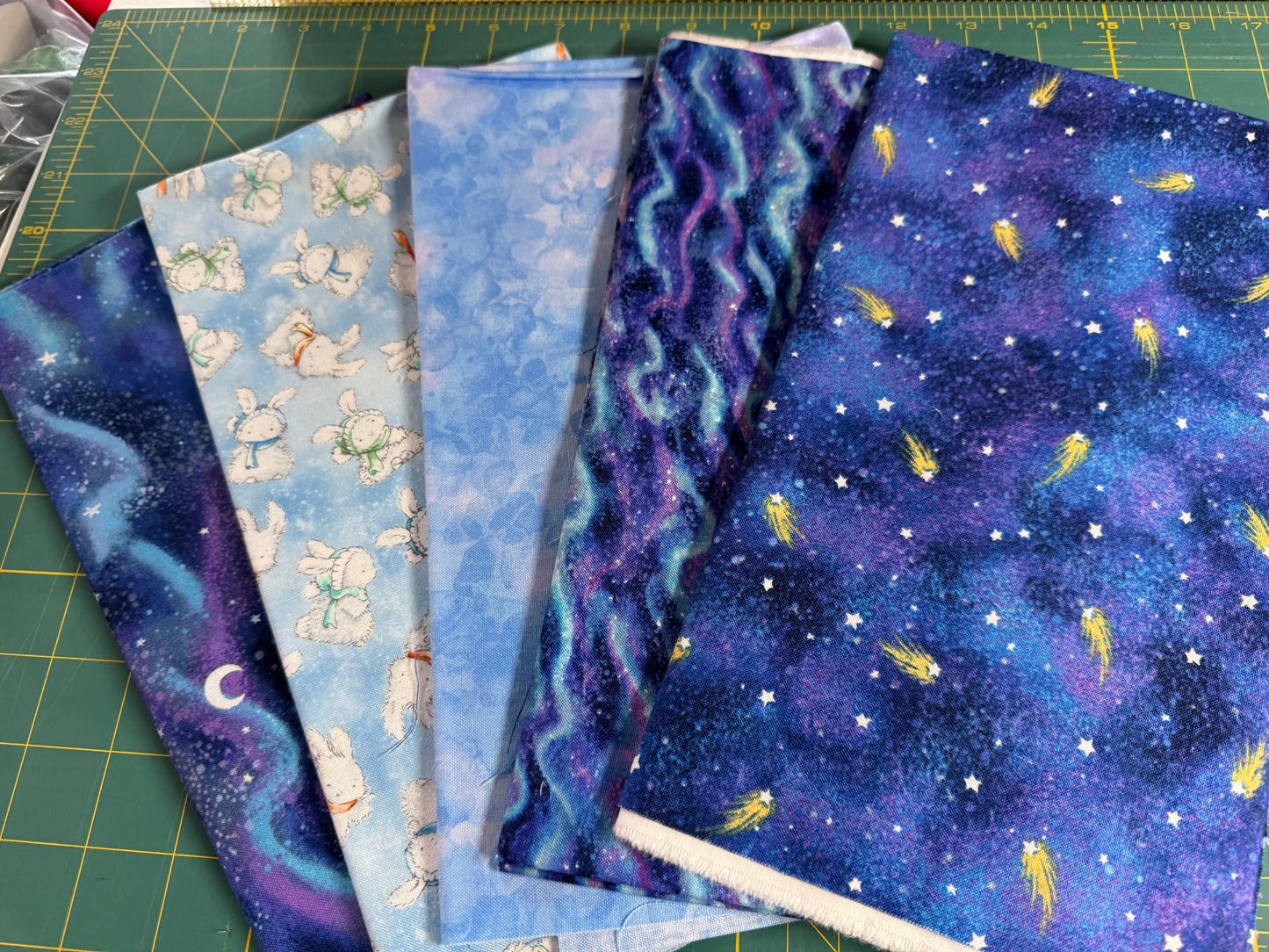 Arctic Nights Boreal Buddies Aurora Borealis Fabric from Bunnies By the Bay FQ bundles