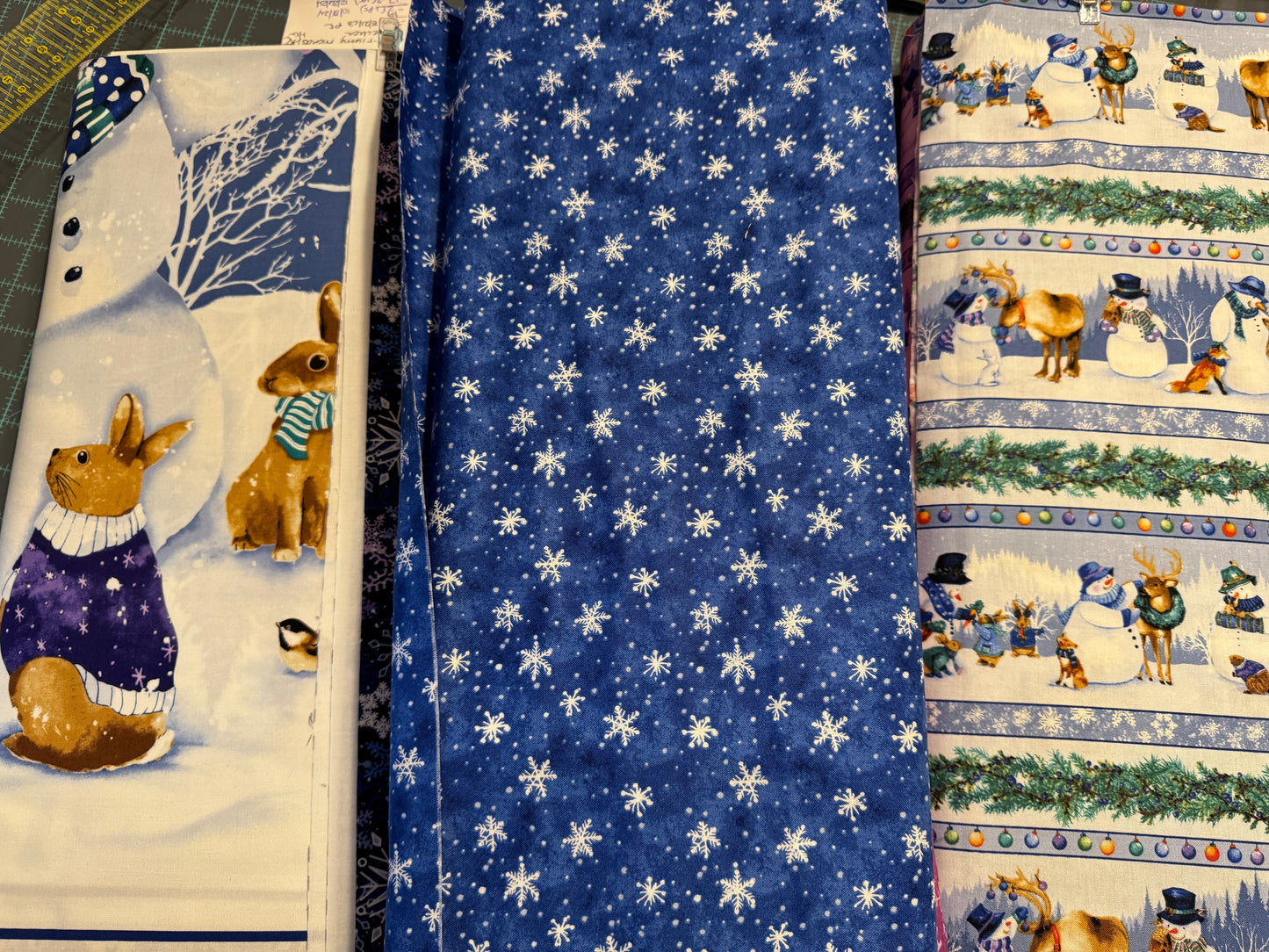 Flurry Friends Advance Beginner QUILT KIT #1 - Snowman Panel Quilt Kit