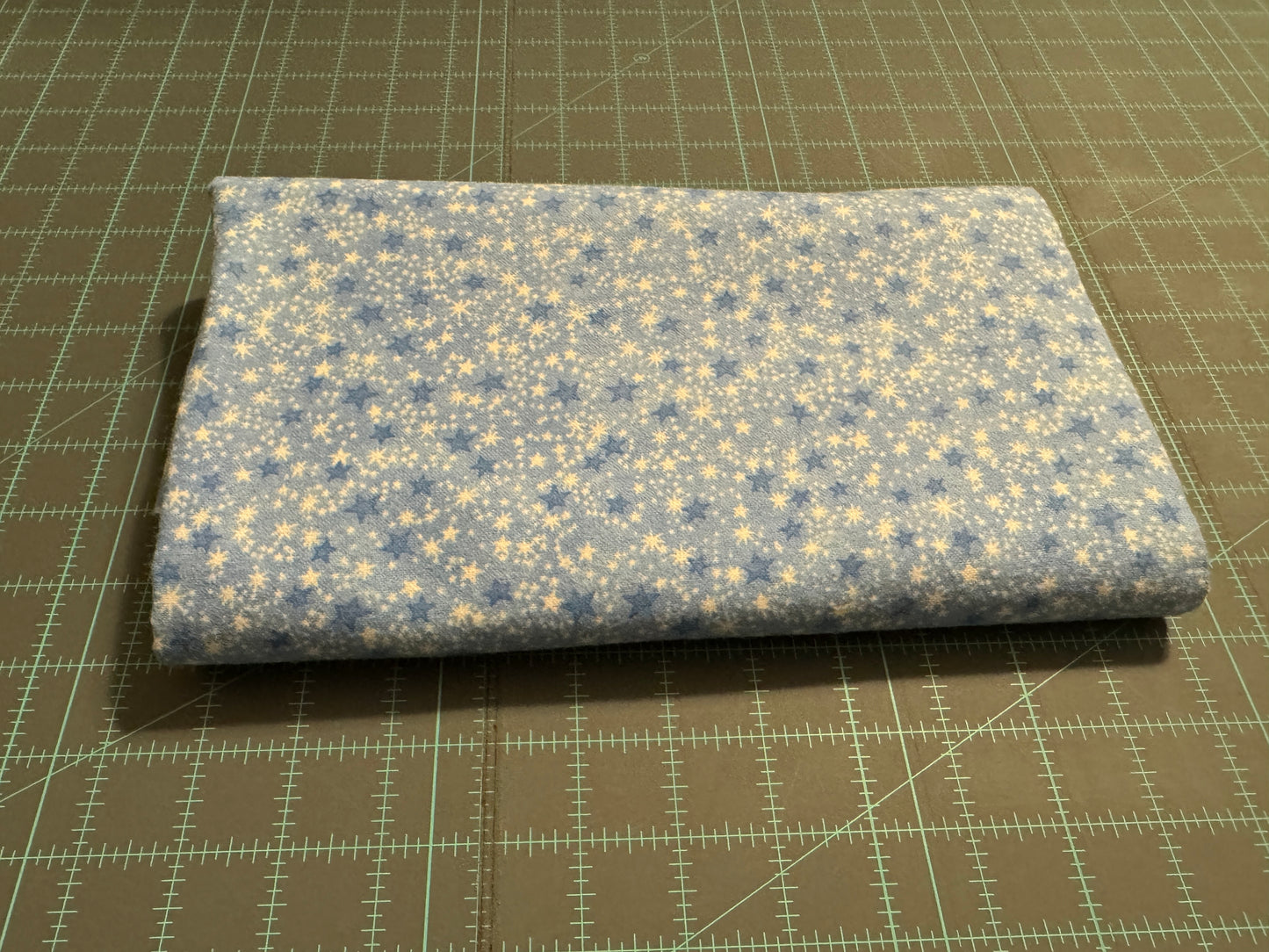 Blue Multi Stars Tonal Comfy Flannel baby flannel fabric by the yard