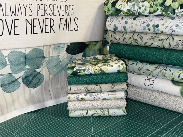Love Never Fails Discontinued Cotton Wedding Fabric 9 yard Panel Bundle LAST ONE