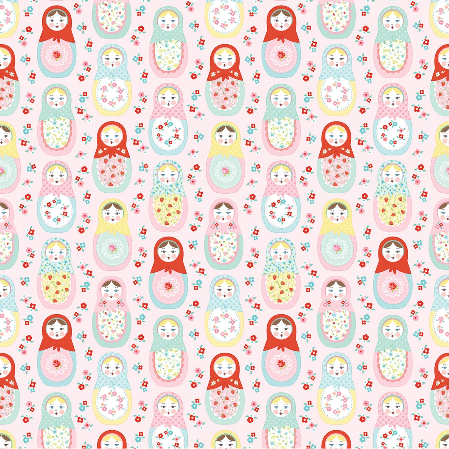 Poppie Cotton Market Day 10" Squares Fabric Precuts - 42 pcs
