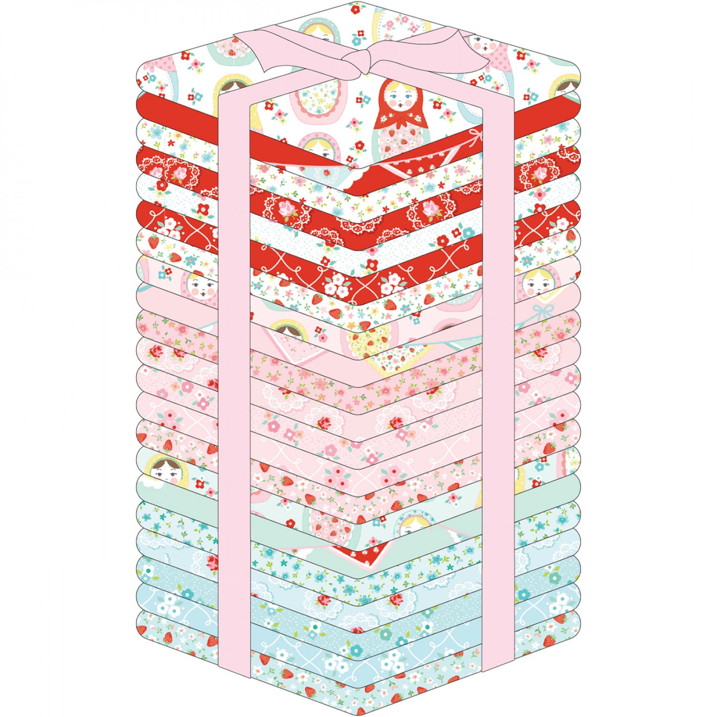 Poppie Cotton Market Day Fat Quarter Bundle - 21 pcs