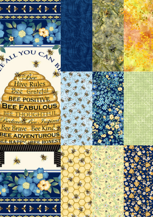 Bee All you Can Bee - ON KEY Beginner Quilt Kit
