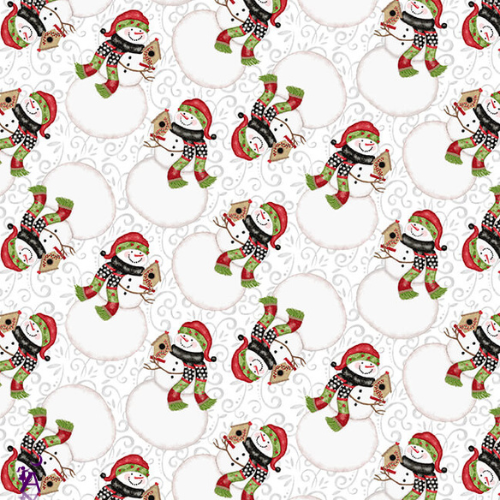 Snow Place Like Home - Tossed Snowmen