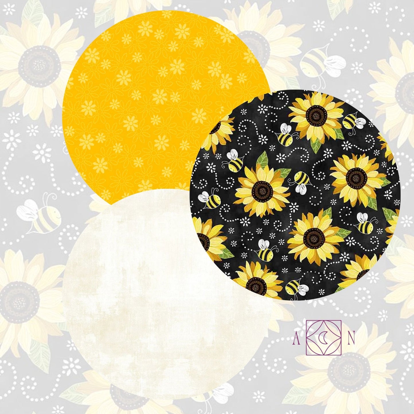 You Are My Sunshine - 3 Yard Quilt Fabric Bundle | Angels Neverland Exclusive
