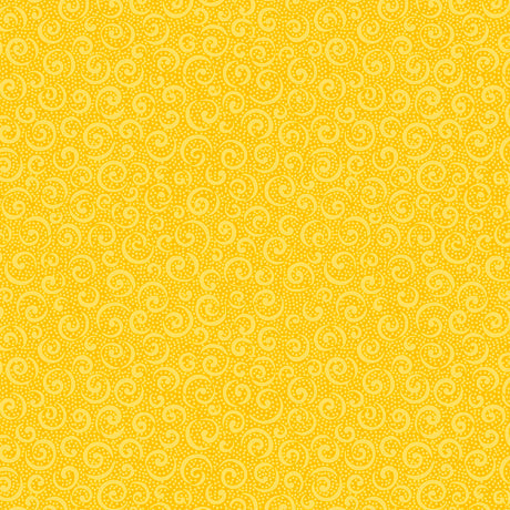 Angels Neverland Fabric Yellow Curly Cue You Are My Sunshine Blender Coordinates Cotton Fabric by the Yard