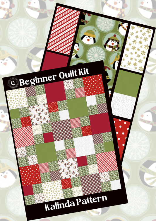 Angels Neverland Quilt Kit Christmas Quilt Kits with Penguin Theme