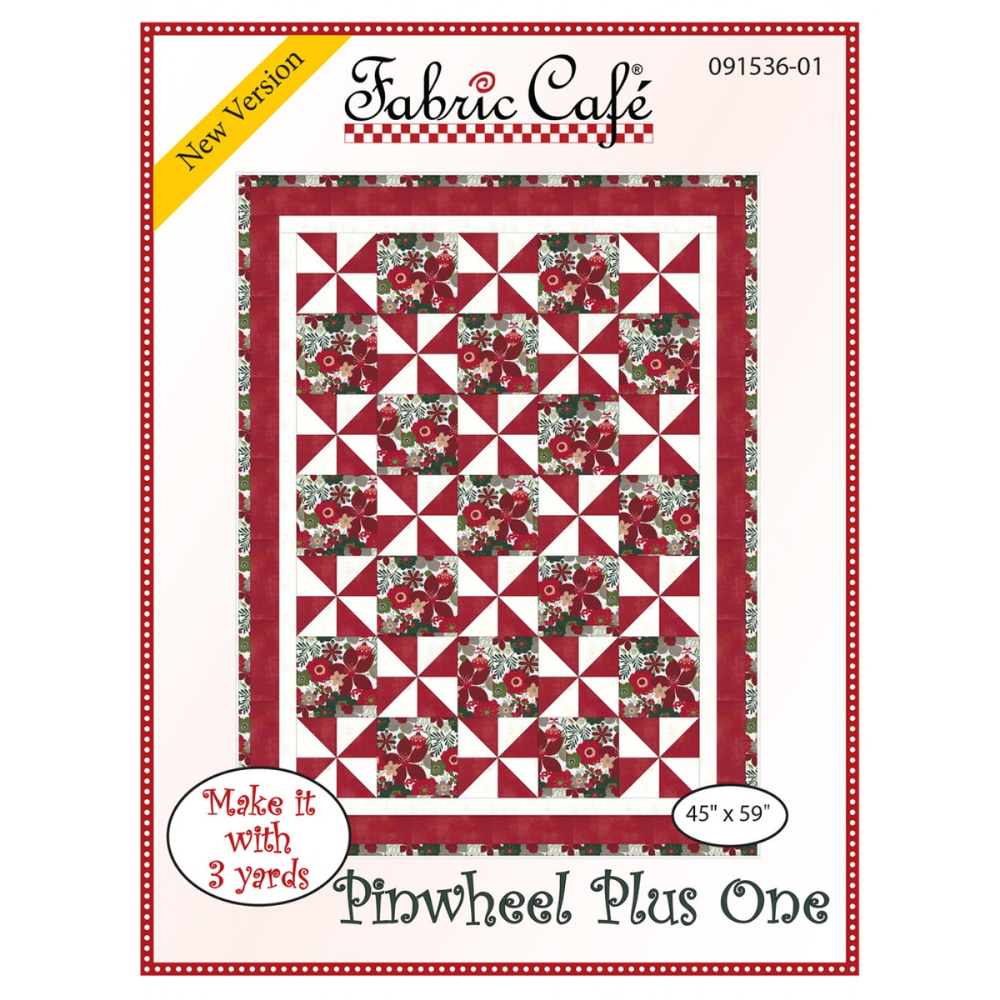 Angelsneverland Quilt Kit Pinwheel Plus One by Fabric Café Quilt Kit with Sunflower Fabric