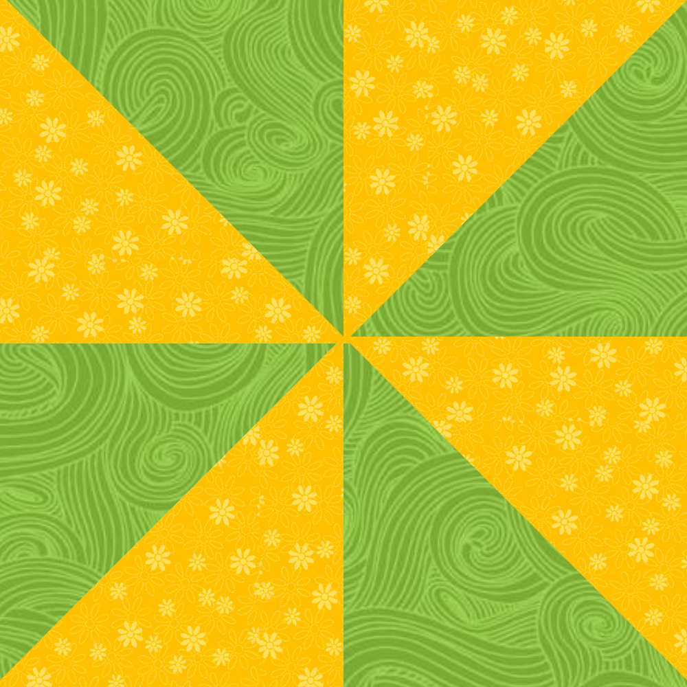 Angelsneverland Quilt Kit Pinwheel Plus One by Fabric Café Quilt Kit with Sunflower Fabric
