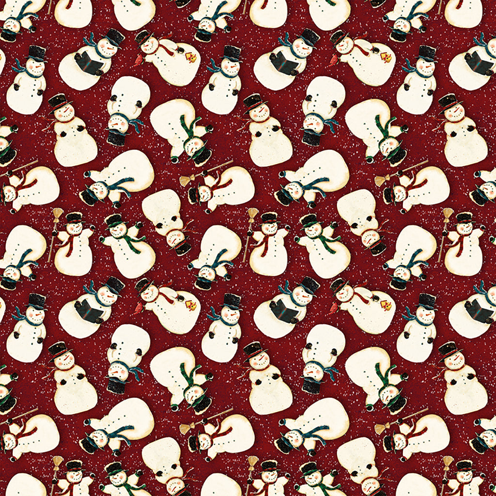 Clothworks Fabric Bundle Snovalley by Clothworks FQ PRECUT BUNDLE 18 pieces with Snowvalley If Kisses were snowflakes I'd Send you a Blizzard Panel