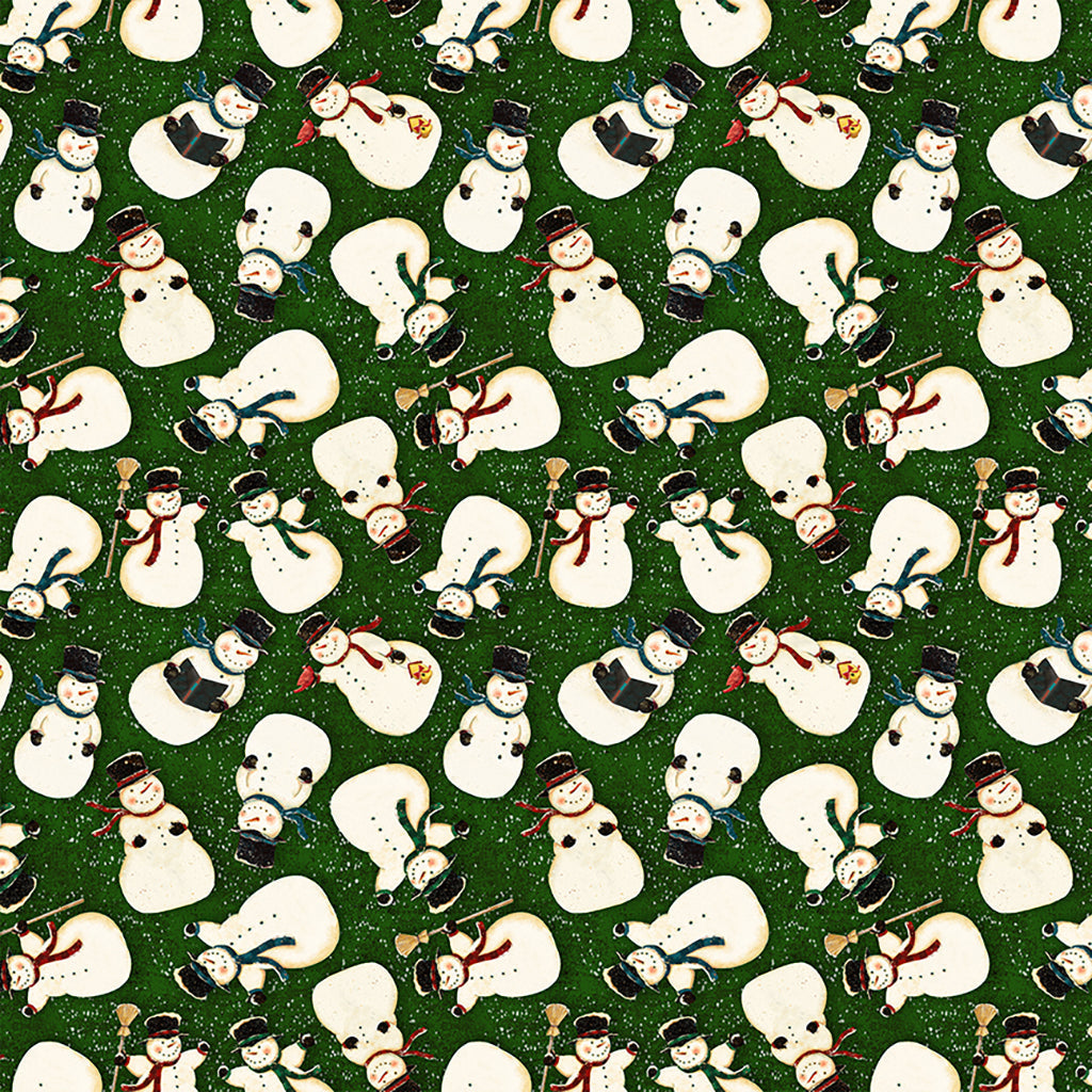 Clothworks Fabric Bundle Snovalley by Clothworks FQ PRECUT BUNDLE 18 pieces with Snowvalley If Kisses were snowflakes I'd Send you a Blizzard Panel