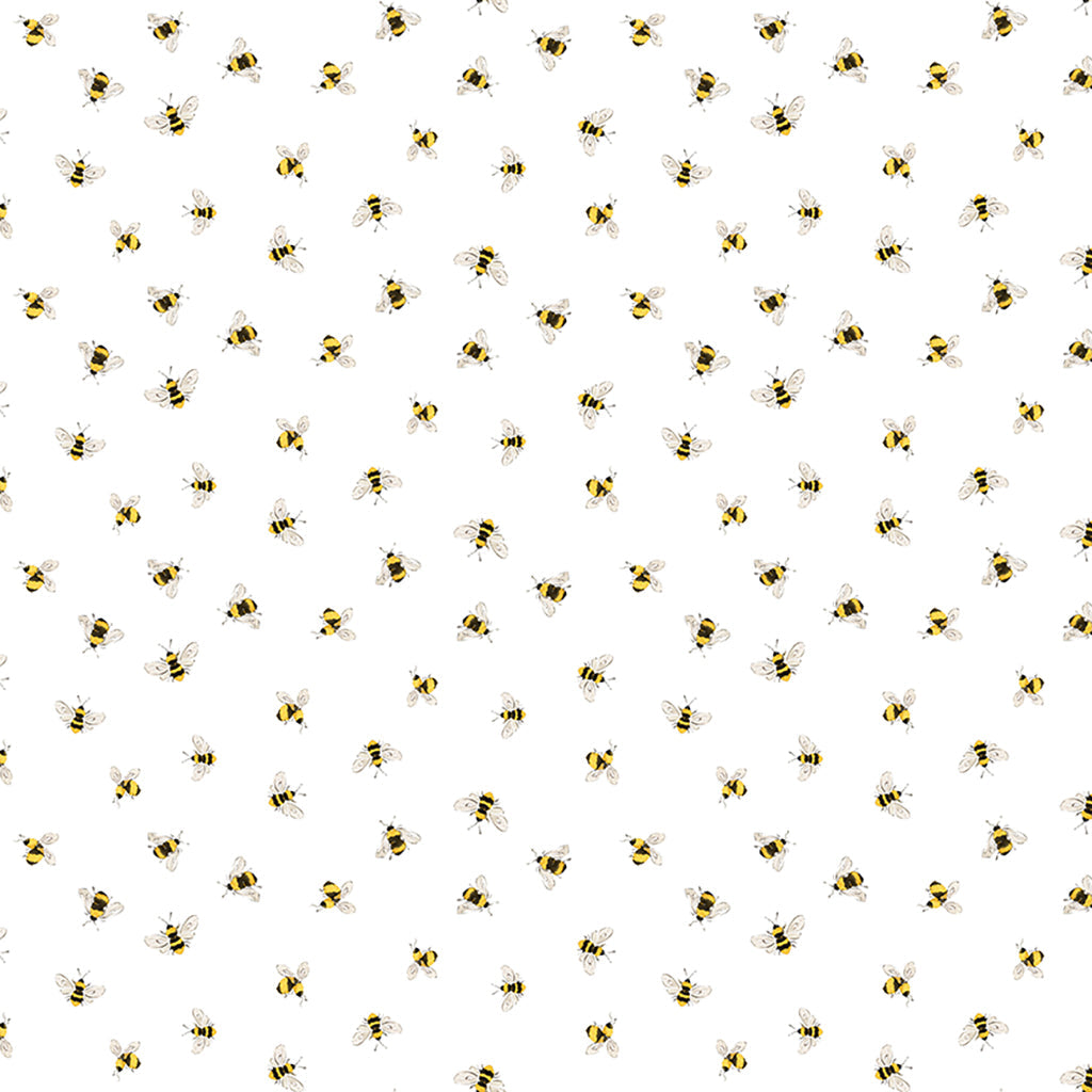 Clothworks Fabric Sunflower Bouquets Gingham Fabric By the Yard, gray, yellow or blue cotton fabric