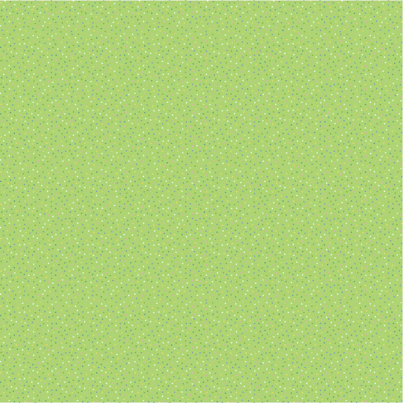 Country Confetti -Sweet Pickle Bright Green Blender Fabric Yardage