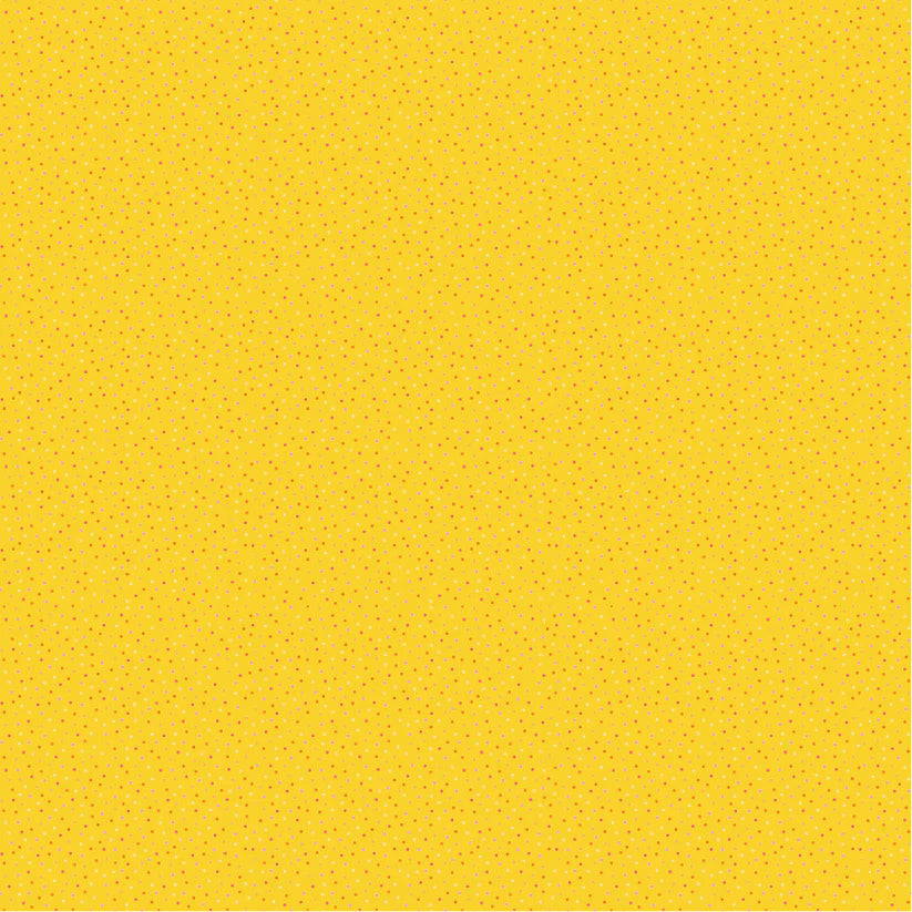 Country Confetti -Lemon Meringue Bright Yellow Blender Fabric Yardage