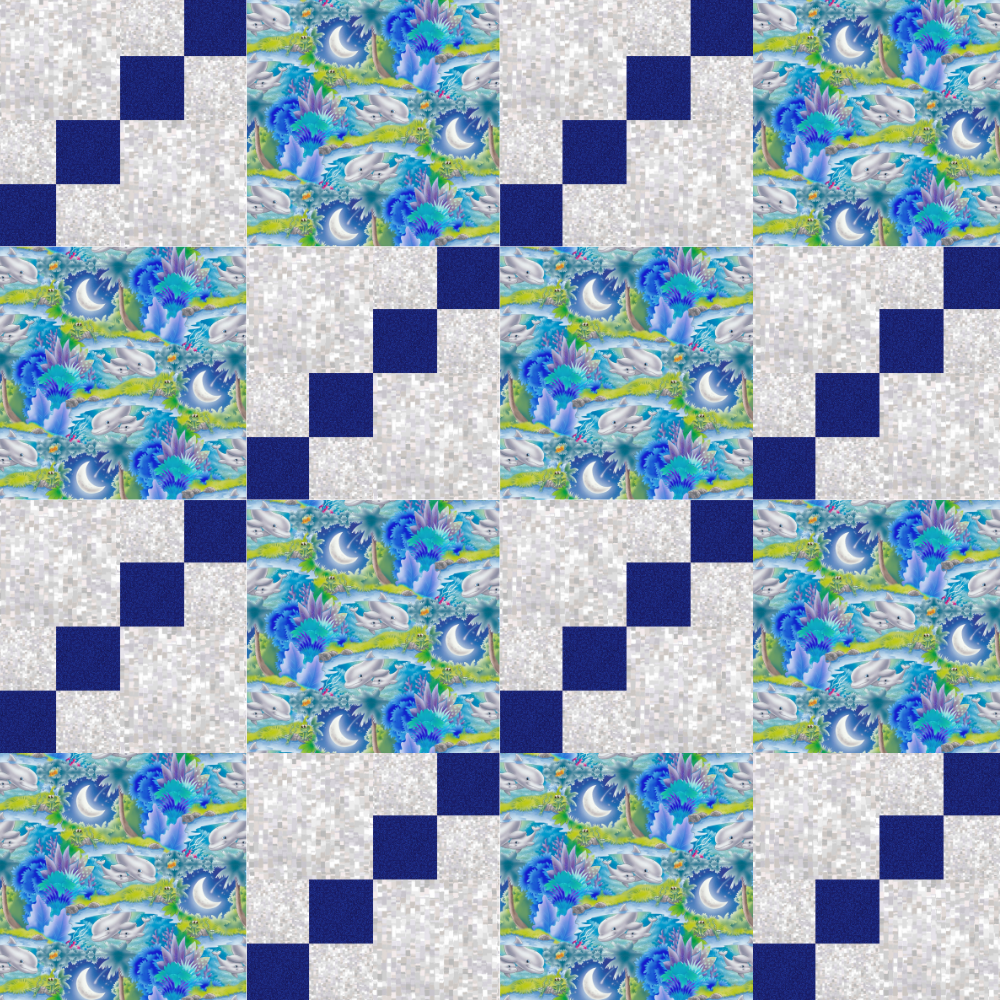 Fabric Café Quilt Kit City Lights by Fabric Café Dolphin Nursery Quilt Kit, Under the Sea Quilt Kit