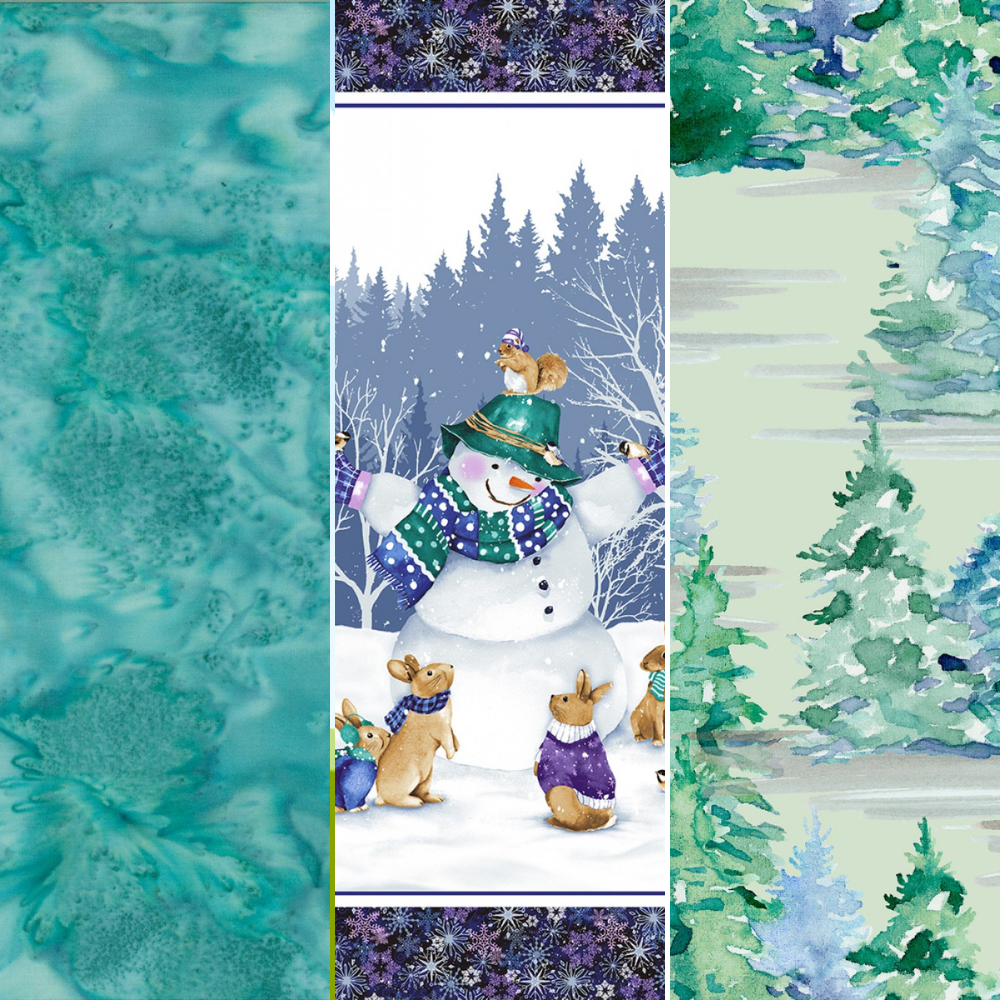 Henry Glass fabric bundle Flurry Friends by Henry Glass Curated Fabric Bundle with coordinating fabrics (FQ, 1/2 yard or 1 yard) PREORDER