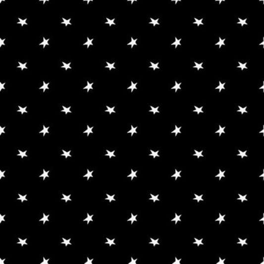 henry glass Fabric FQ (approximately 18" x 21") Halloween Glow in the Dark Fabric by Henry Glass little white stars on black cotton fabric by the yard