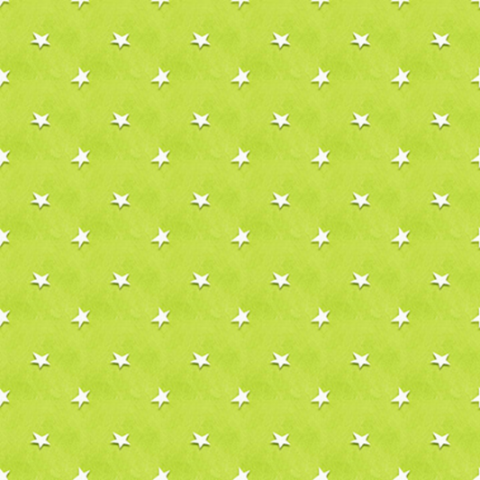 henry glass Fabric FQ (approximately 18" x 21") Halloween Glow in the Dark Fabric by Henry Glass little white stars on lime cotton fabric by the yard