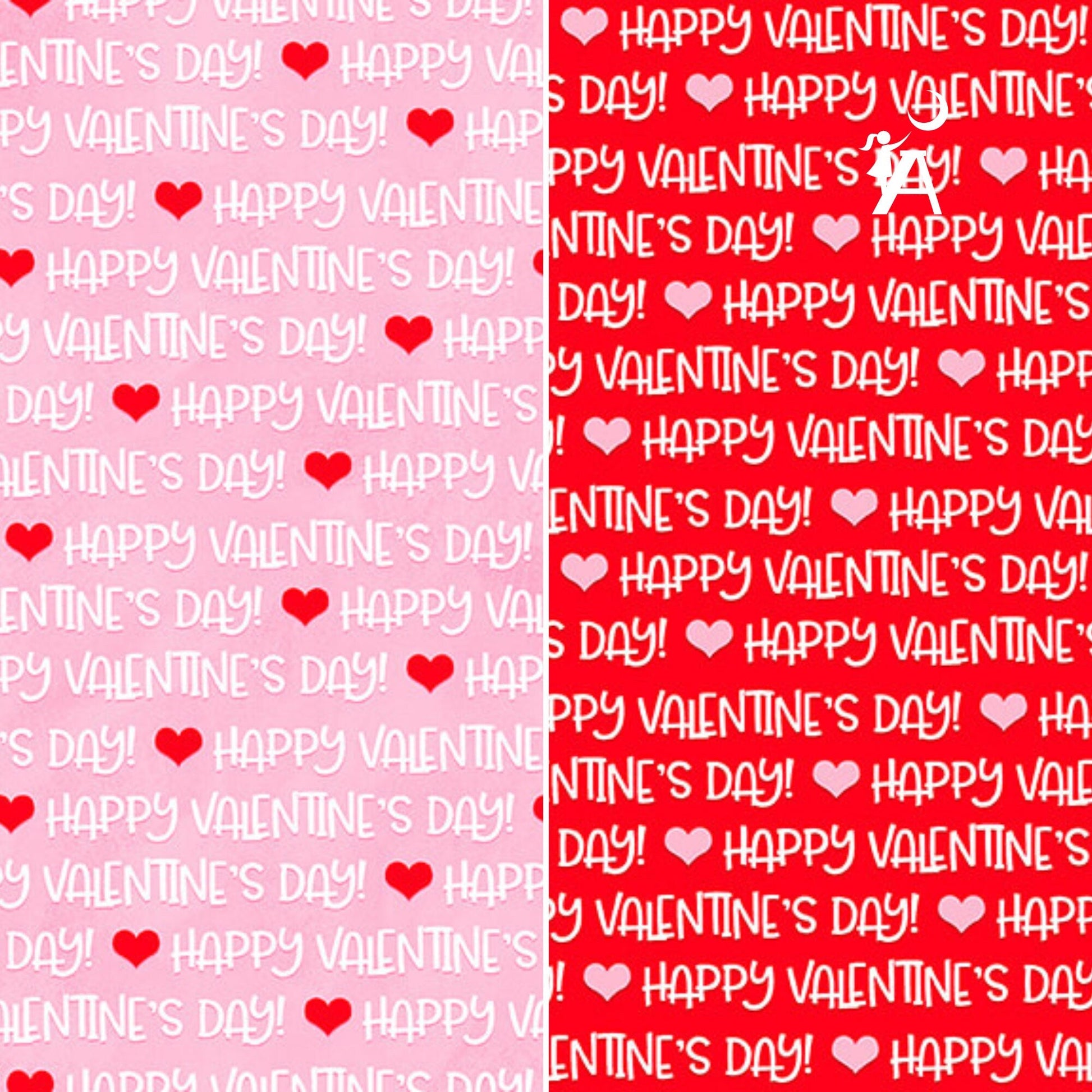 Henry Glass Gnomie Love Gnome Valentine's Day Fabric - Patchwork Cheater Quilt Cotton Fabric by the Yard