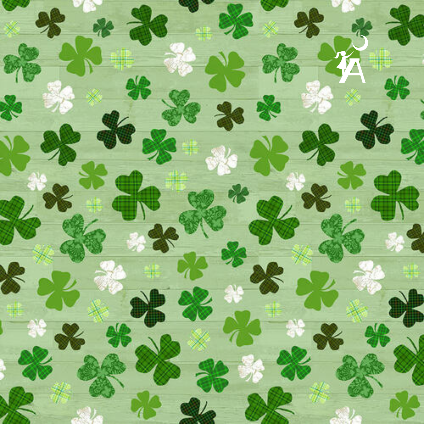 Henry Glass Quilt Kit QUILT KIT no backing Message Board Quilt Kit with Hello Lucky St. Patrick's Day Fabric, Leprechaun Quilt Kit
